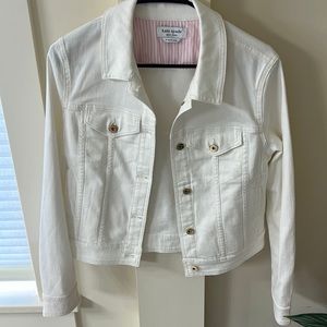Kate Spade Jean Jacket, White, M